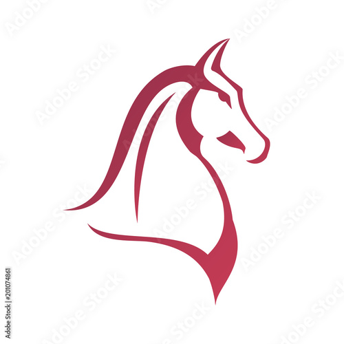 Horse head Logo Vector