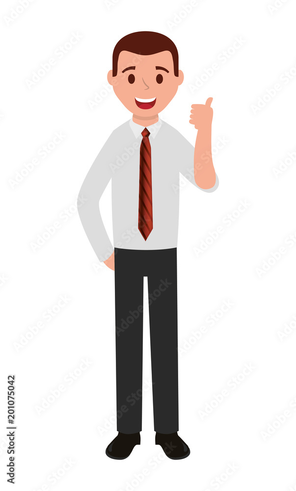 elegant businessman making ok sign avatar character vector illustration design elegant businessman making ok sign avatar character vector illustration design
