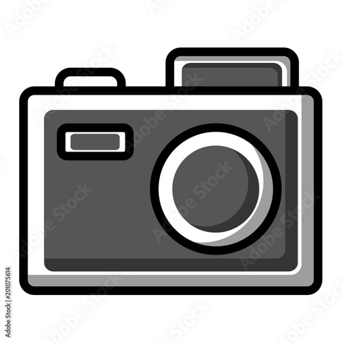 camera photographic isolated icon vector illustration design