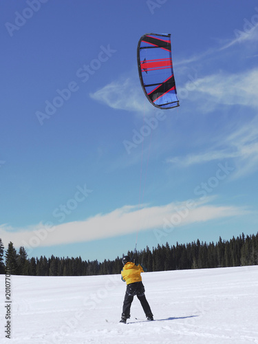 Kite Skiing photo