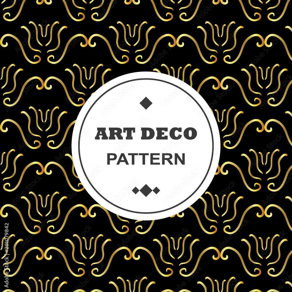 Art deco pattern
