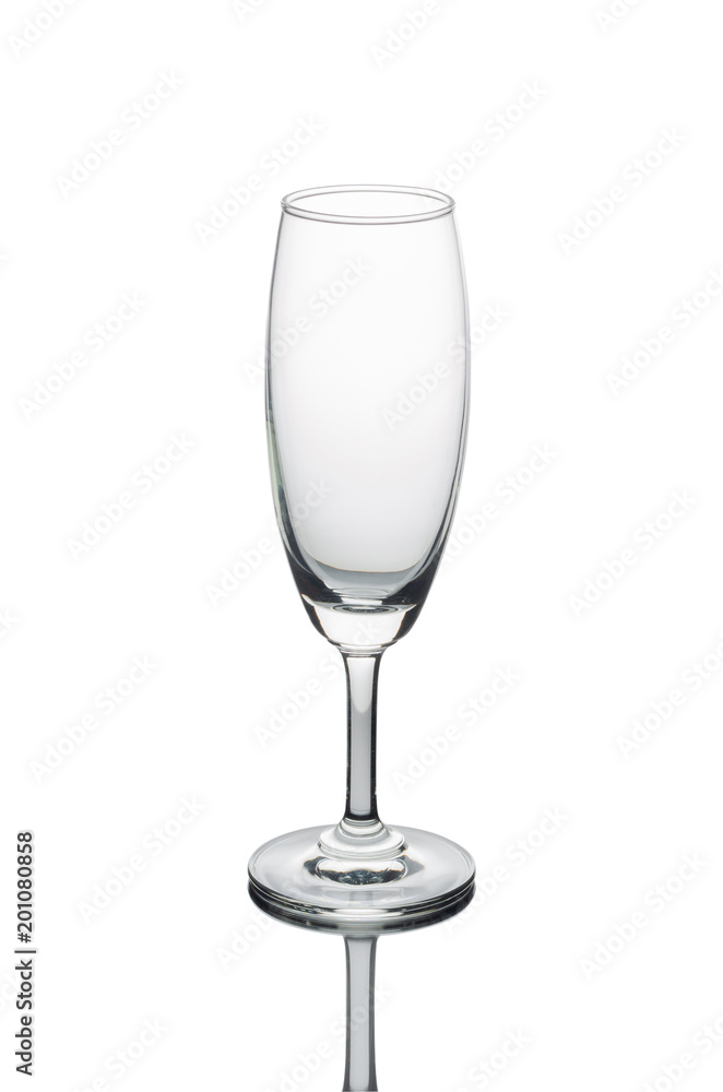 wine glass empty isolated on white background with clipping path. wine glass empty isolated on white background with clipping path.