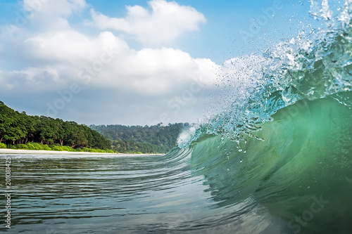 Radhanagar Beach At Andaman and Nicobar Island, India photo