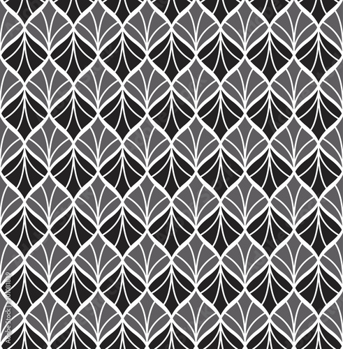 Seamless Art Deco Pattern. Stylish antique background.