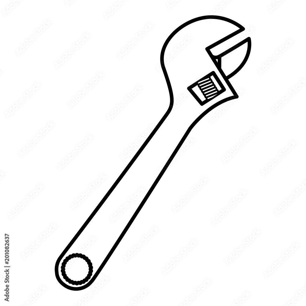 wrench key tool icon vector illustration design wrench key tool icon vector illustration design
