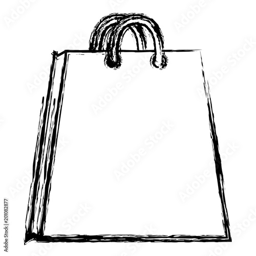 grunge market shopping bag object design
