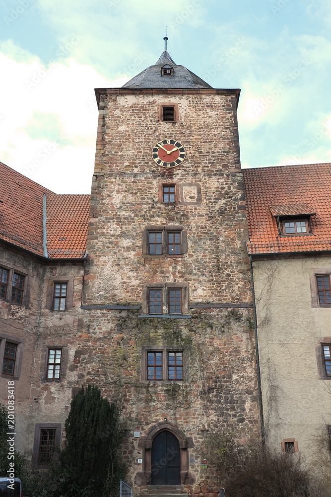 Naklejka premium Turm der Vorderburg in Schlitz