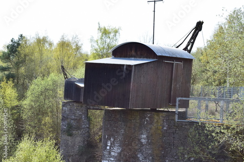 erhaltener alter Seikran im  Grubenfeld photo