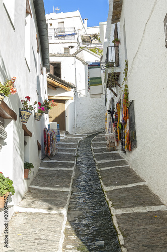 Fototapeta Naklejka Na Ścianę i Meble -  Calle típica de la Alpujarra
