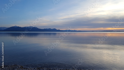 Abendrot Chiemsee