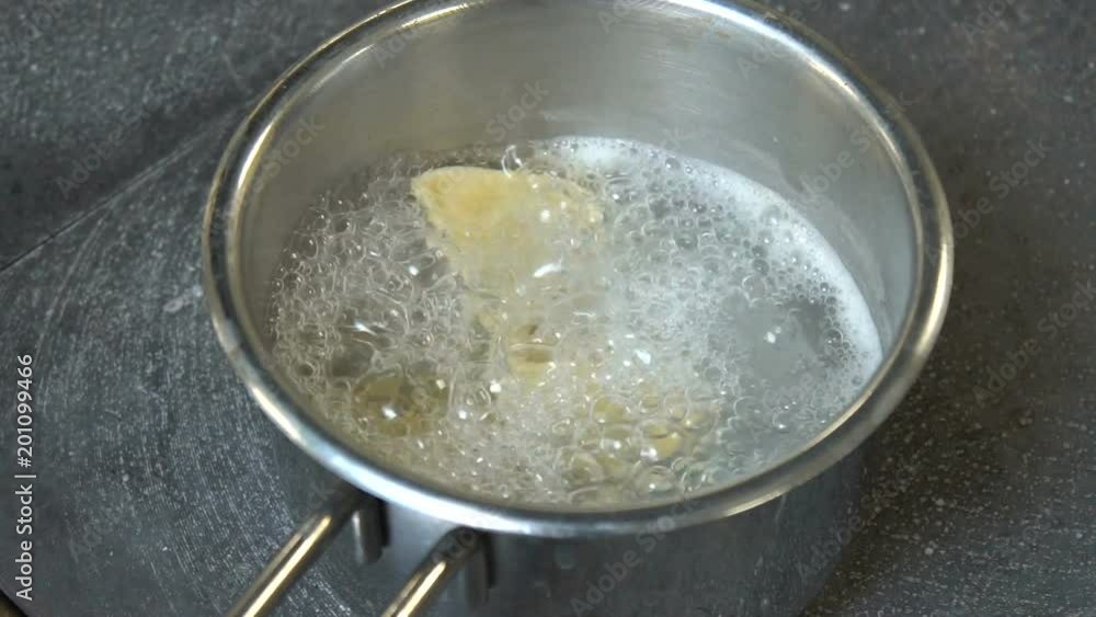 food preparing. meal cooking at restaurant kitchen. boiling water with ravioli food preparing. meal cooking at restaurant kitchen. boiling water with ravioli