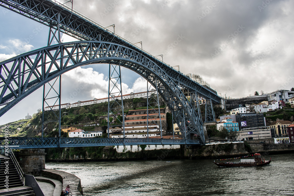 Naklejka premium Ponte D.Luis - Porto, Portugal