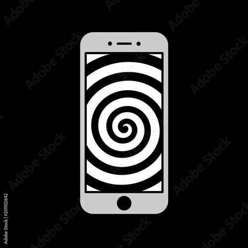 Smartphone, mobile phone and psychological or mental influence for users of device - dumbness, addiction, phubbing, 