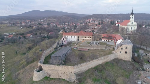 Beautiful fortress of Pecsvarad, Hungary photo