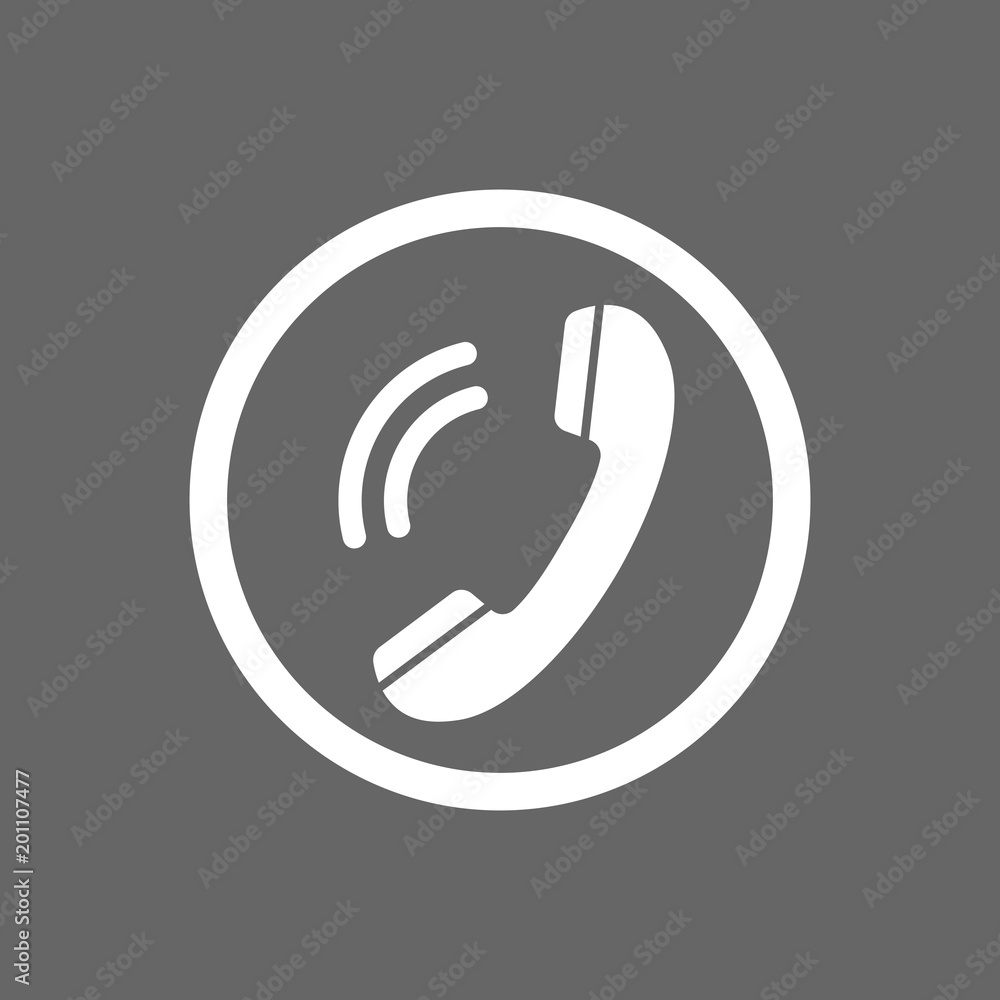 Phone icon. Vector illustration, flat design. Phone icon. Vector illustration, flat design.