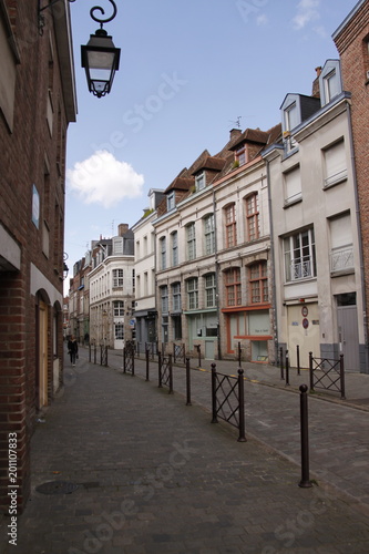 Rue pavés à Lille, Nord