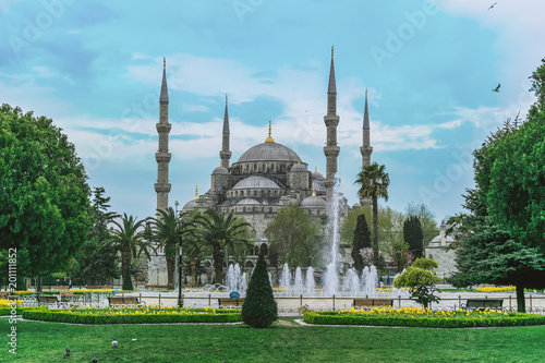 Sultanahmed Mosque in istanbul of Turkey photo