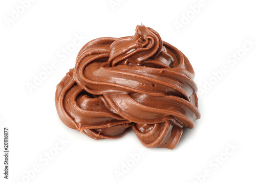 Wallpaper Mural chocolate cream isolated on white background Torontodigital.ca