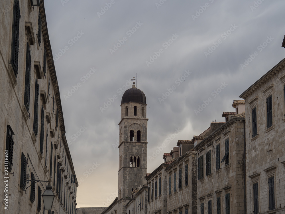 Stradun, Vieille Ville de Dubrovnik, Dalmatie, Croatie