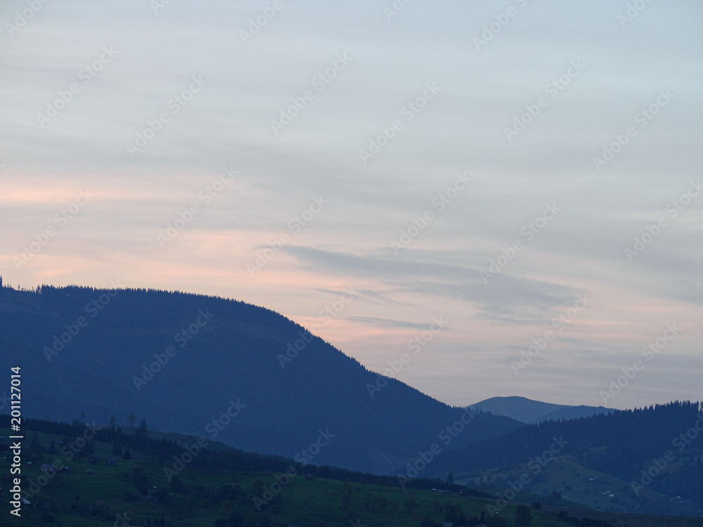 Carpatian mountains summer landscapes Carpatian mountains summer landscapes