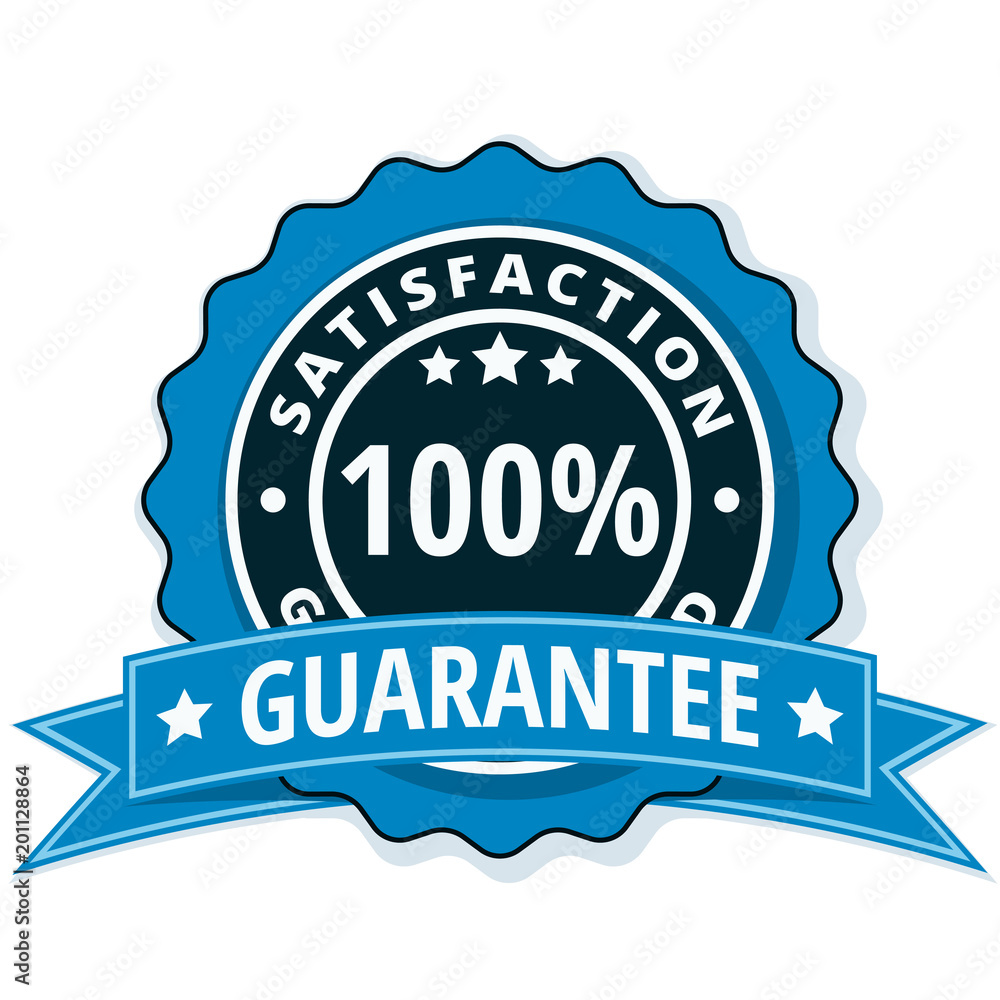 100% Satisfaction Guaranteed illustration 100% Satisfaction Guaranteed illustration