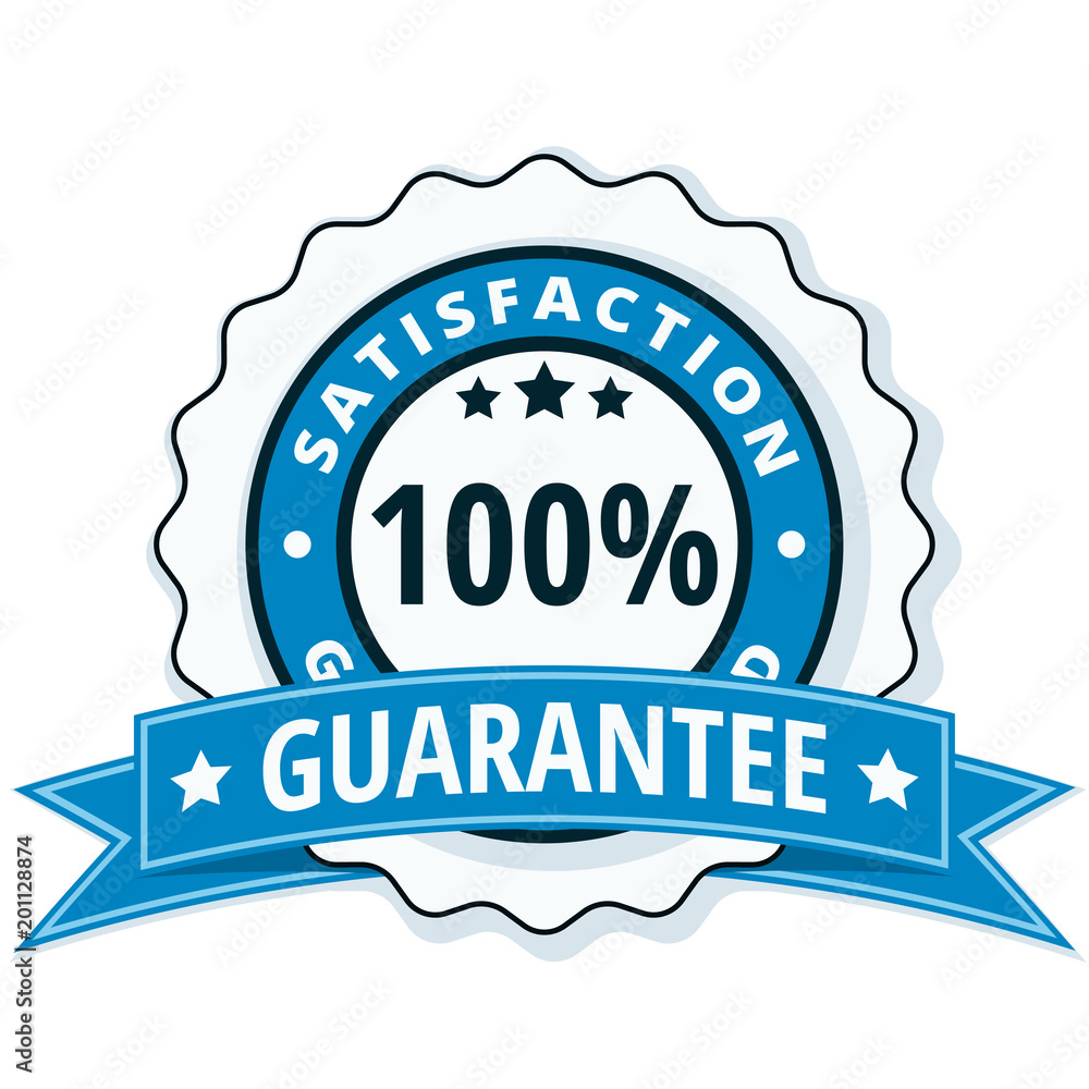 100% Satisfaction Guaranteed illustration 100% Satisfaction Guaranteed illustration