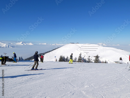 Skifahren in Saalbach Hinterglemm Leogang