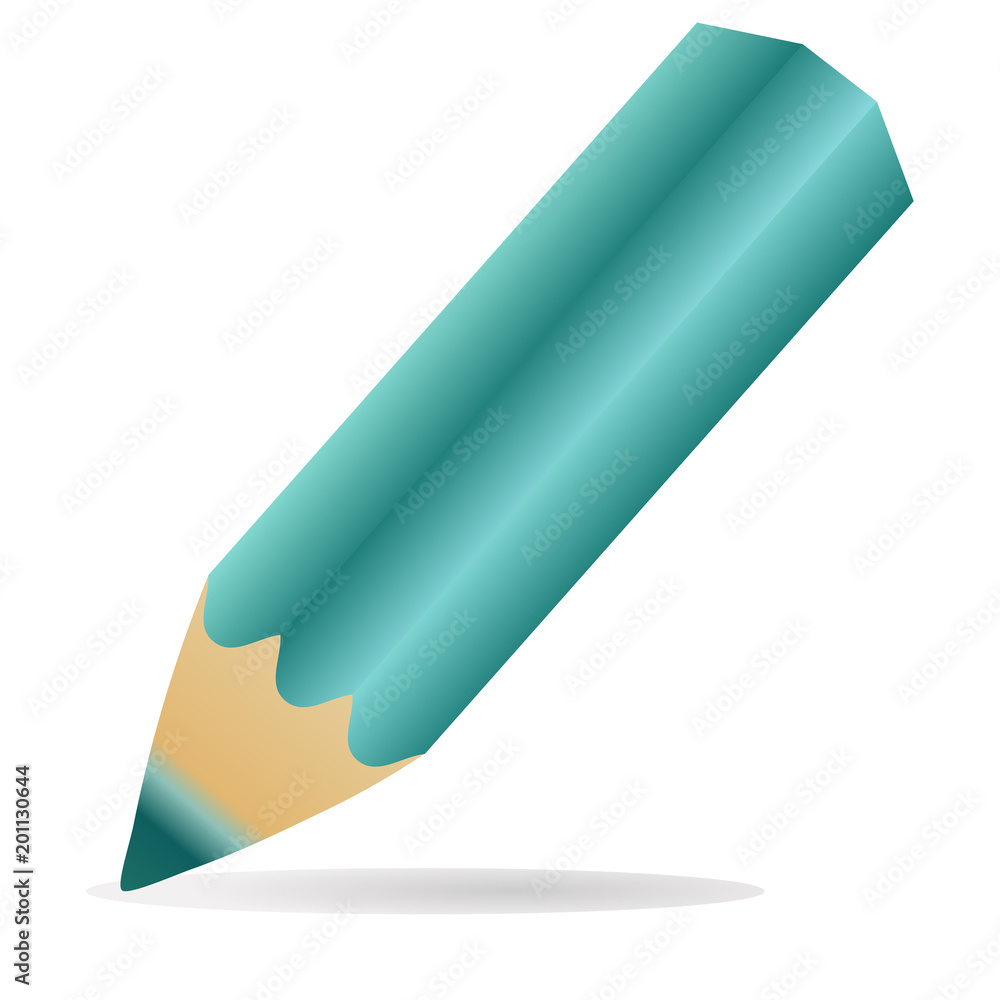 simple vector pencil for drawing green simple vector pencil for drawing green