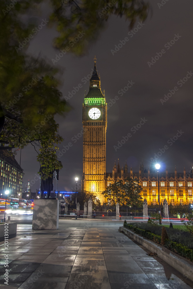 London, UK, 31 October 2012: Big Ben