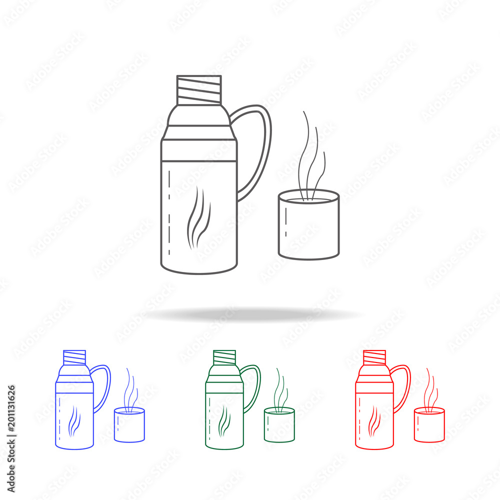 thermos flask icon. Elements of camping multi colored icons. Premium quality graphic design icon. Simple icon for websites, web design; mobile app, info graphics thermos flask icon. Elements of camping multi colored icons. Premium quality graphic design icon. Simple icon for websites, web design; mobile app, info graphics