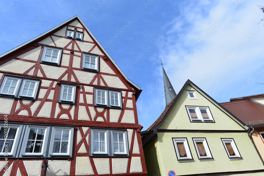 Altstadt Lohr am Main in Unterfranken - Bayern Altstadt Lohr am Main in Unterfranken - Bayern