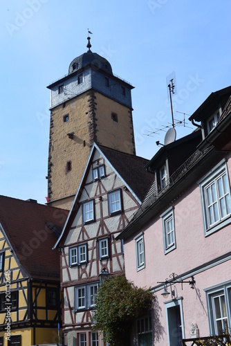 Der Bayersturm - Wahzeichen der Stadt Lohr am Main photo