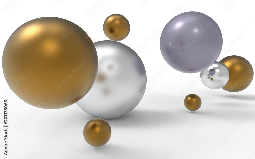 Abstract 3d shapes on background. 3d image. 3d rendering. Abstract 3d shapes on background. 3d image. 3d rendering.