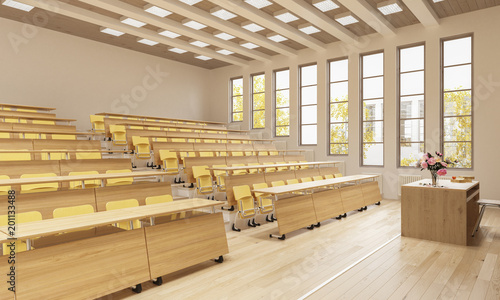 3D Rendering of a Lecture Hall