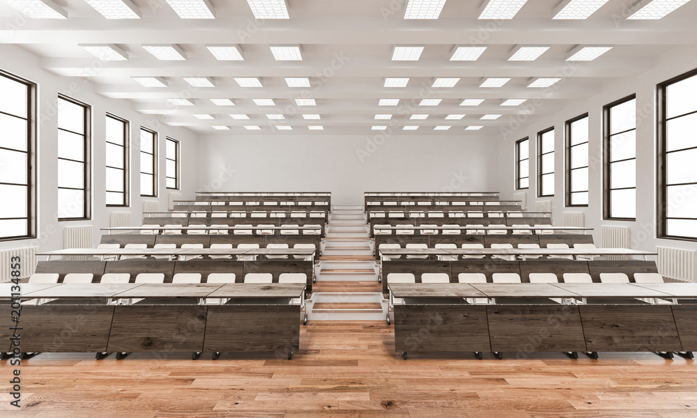 Front View of a Lecture Hall - obrazy, fototapety, plakaty 