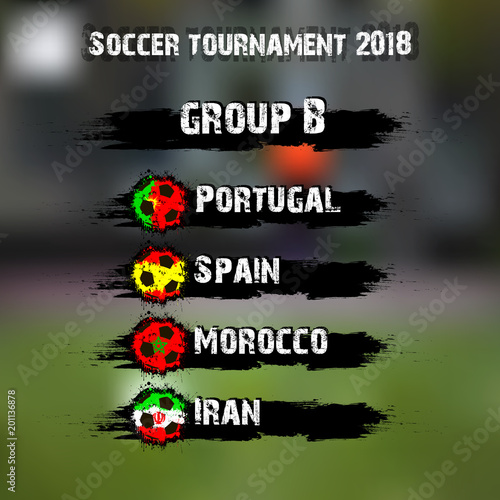 Soccer tournament 2018 group B