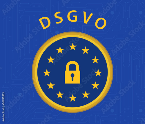 General data protection regulation german mutation concept