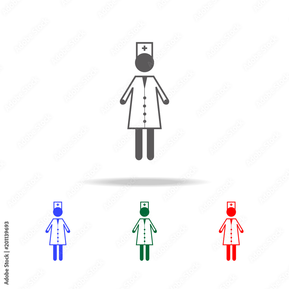 Nurse Icon. Elements of people profession in multi colored icons. Premium quality graphic design icon. Simple icon for websites, web design, mobile app, info graphics Nurse Icon. Elements of people profession in multi colored icons. Premium quality graphic design icon. Simple icon for websites, web design, mobile app, info graphics