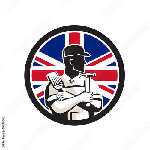 British DIY Expert Union Jack Flag Icon