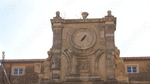 Clock at the old Collegium Ragusinum
