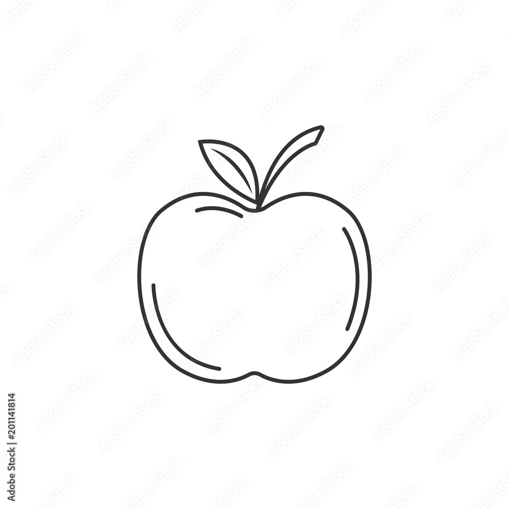 Apple icon. Simple element illustration. Apple symbol design template. Can be used for web and mobile Apple icon. Simple element illustration. Apple symbol design template. Can be used for web and mobile