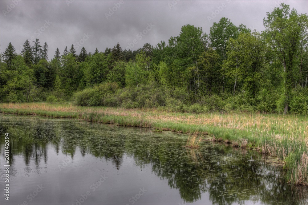 Bowstring Lake is Part of the Leech Lake Native American Reservation in Northern Minnesota
