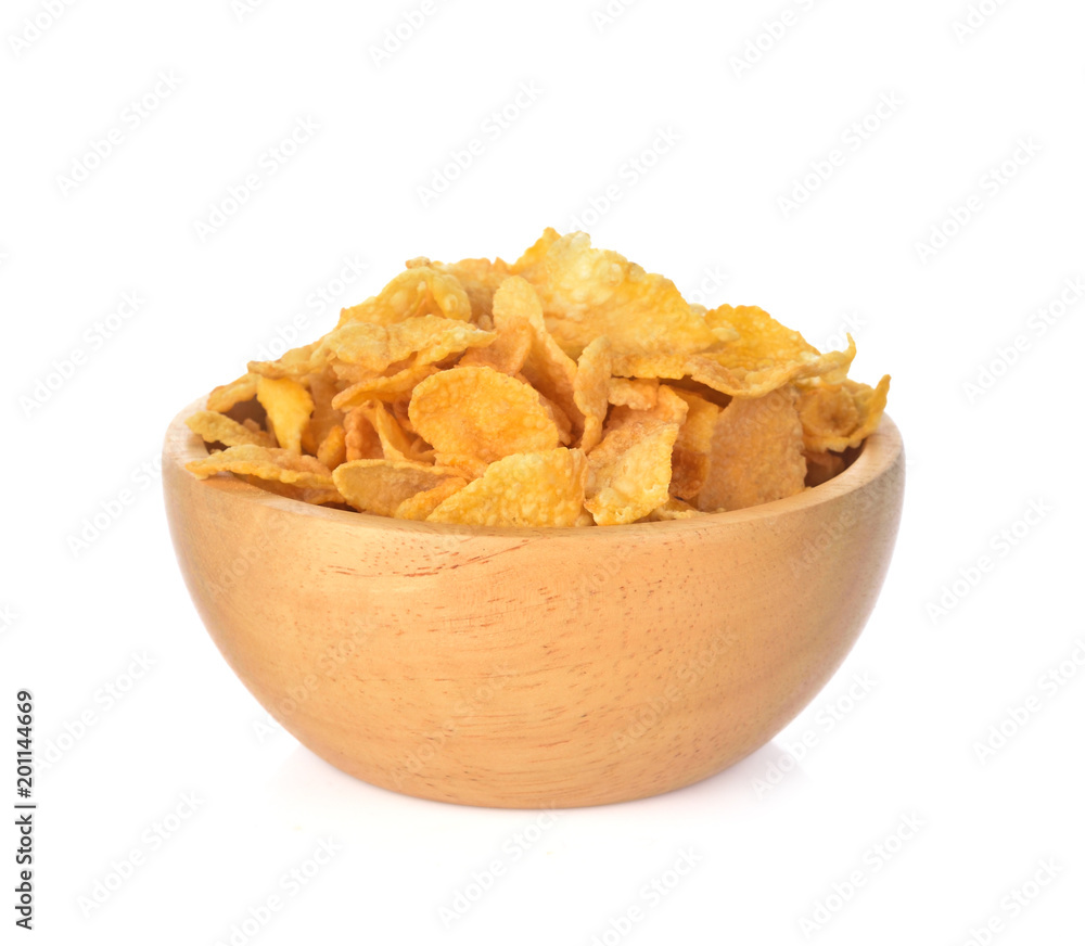 Cornflakes isolated on white background Cornflakes isolated on white background
