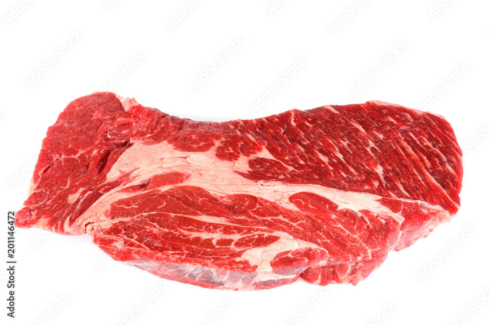 fresh beef isolated on white background fresh beef isolated on white background