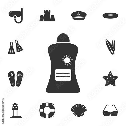 suntan cream icon. Detailed set of Summer illustrations. Premium quality graphic design icon. One of the collection icons for websites  web design  mobile app