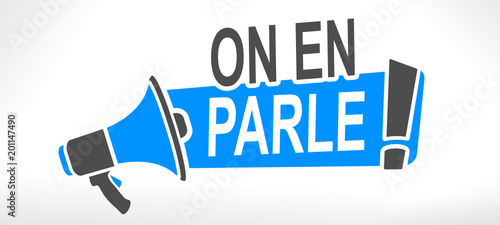 on en parle témoignages sur mégaphone vecteur