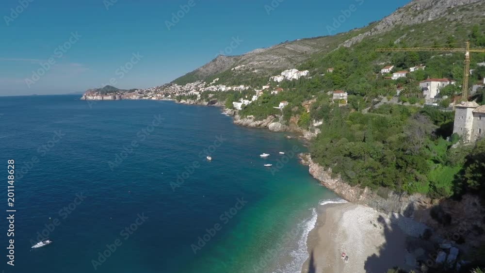 High angle view of a beach High angle view of a beach
