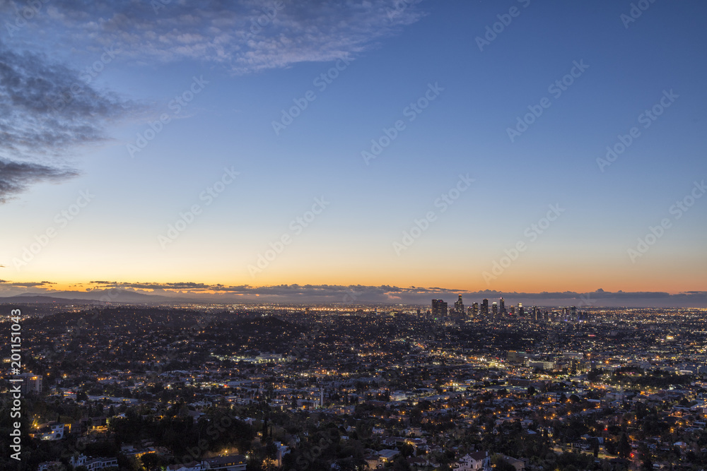 Sunrise in Los Angeles