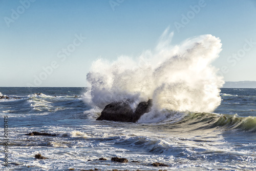 The Splash in the Sea