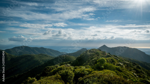 Views from Mt Pirongia, Pirongia Forest Park, Waikato Region in North Island, New Zealand